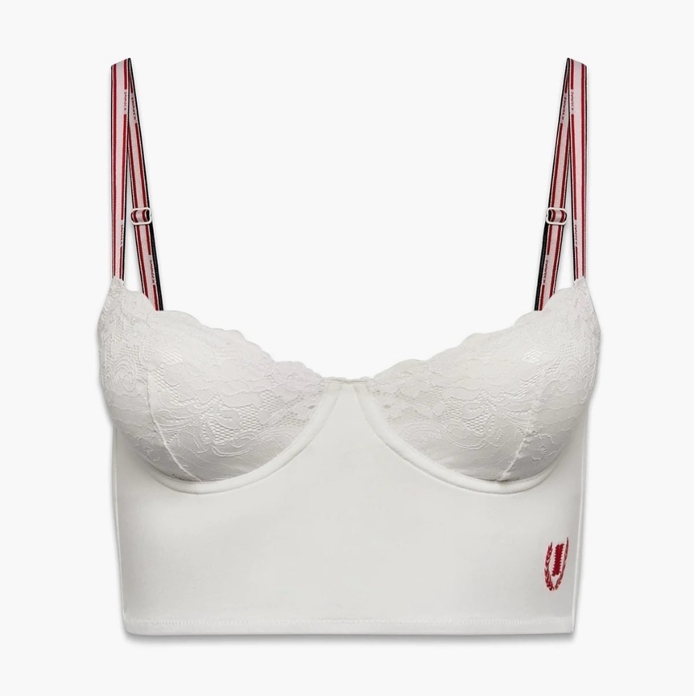 Savage X Fenty Serving Court Bustier & Brazilian Panty Set Nwot